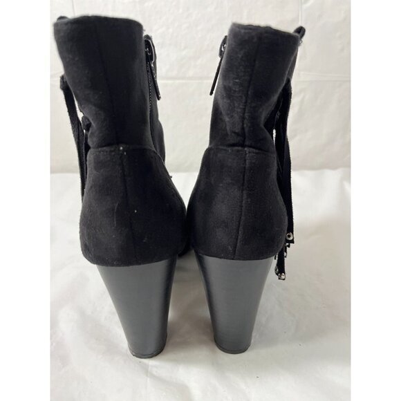 Breekelle's  western ankle boot fringe studded size 7.5 - Picture 8 of 10